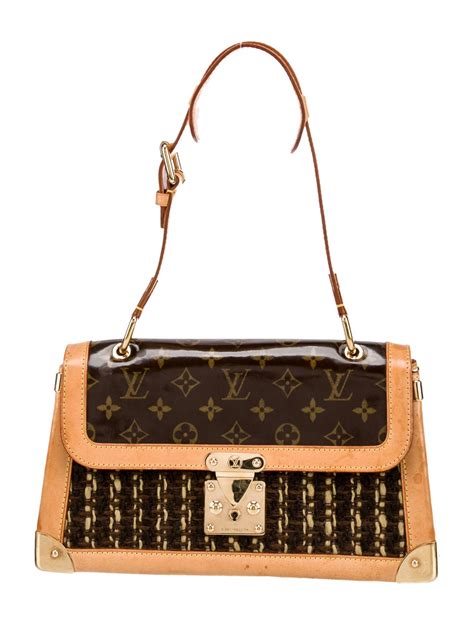 louis vuitton tweed bag|Louis Vuitton designer purses.